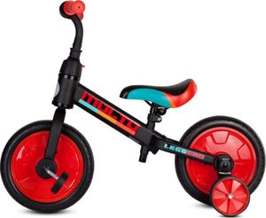 Sun Baby Rowerek biegowy Molto Leggero z opcją + pedały + kółka boczne czerwony 1