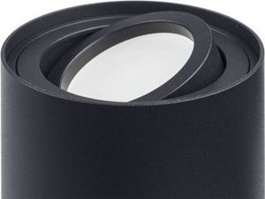 Lampa sufitowa Maclean Punktowa oprawa natynkowa halogenowa GU10 MCE422 B, kolor czarny, 80x115mm, okrągła, aluminiowa 3