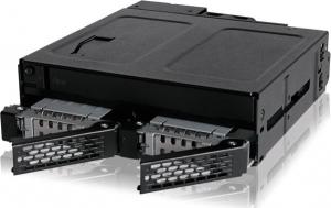 Kieszeń Icy Dock 2x 2.5" SSD/HDD + Ultra Slim ODD 5.25" ToughArmor (MB602SPO-B) 4