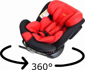 Fotelik samochodowy Summer Baby Fotelik obrotowy 360 0-36 kg Summer Baby FARO - Czerwony 2