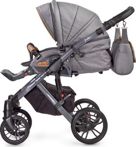 Wózek Camini Wózek głęboko-spacerowy Frontera grafitowy 2