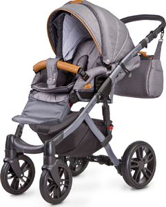 Wózek Camini Wózek głęboko-spacerowy Frontera grafitowy 4