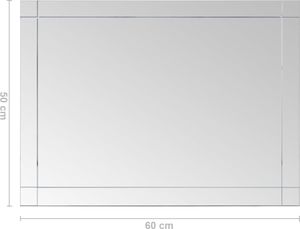 Lustro vidaXL srebrny (249532) 5