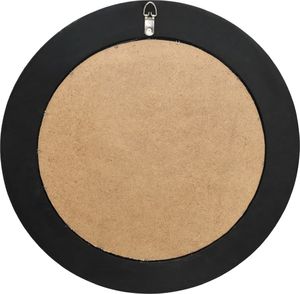 vidaXL Lustro ścienne w stylu barokowym, 50 cm, czarne 4