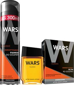 Wars Wars Classic Pianka do golenia + Płyn po goleniu uniwersalny 1