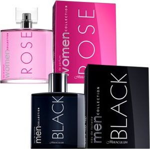 Miraculum  Women Rose+Men Black Edp 2x100ml 1