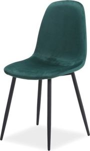 Selsey Krzesło tapicerowane Arriba zielony velvet 1