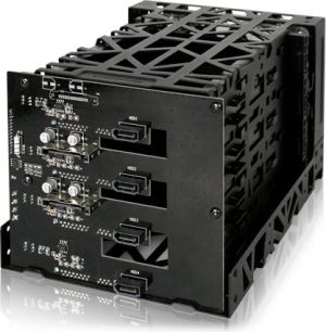 Kieszeń Icy Dock Black Vortex 3.5 4w3 HDD Klatka chłodząca Hot-Swap (MB074SP-1B) 3
