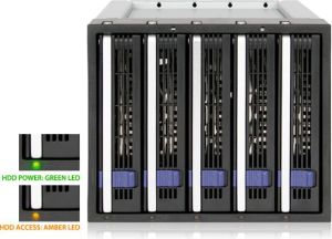 Kieszeń Icy Dock na dyski  5x 3,5" SATA, Raid Backplane (MB155SP-B) 4