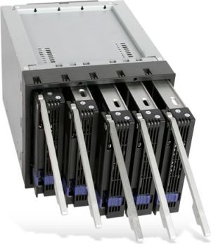 Kieszeń Icy Dock na dyski  5x 3,5" SATA, Raid Backplane (MB155SP-B) 6