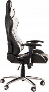 Fotel Hell-Gamer C588 Czarno-biały 2