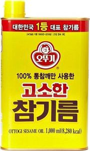 OTTOGI Olej sezamowy z prażonych ziaren 1L Ottogi Korea uniwersalny 1