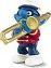 Figurka Schleich Schleich 20484 - Trumpet Smurf - smerf z trąbką 1