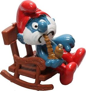 Figurka Schleich Dziadek smerf na bujanym fotelu 1