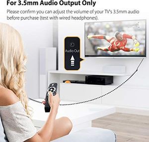 Słuchawki Avantree Avantree In Ear Słuchawki TV Długi kabel, długie słuchawki z mikrofonem i 3,5-metrowym przedłużaczem do PC, Metalowe słuchawki douszne Stereo Zatyczki do uszu ze spiralnym kablem - HF027 5