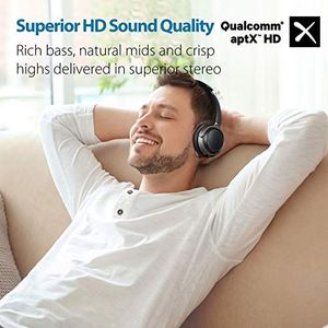 Słuchawki Avantree Słuchawki Avantree Bluetooth 5.0 z odłączaną podstawką micro i ładującą, bezprzewodowy zestaw słuchawkowy aptX HD do komputerów PC, niskie opóźnienie, doskonały dźwięk muzyki, Skype, połączeń, telewizji, telefonów komórkowych - Alto Cl 4