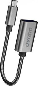 Adapter USB Dudao L15M microUSB - USB Srebrny  (dudao_20201102161940) 1