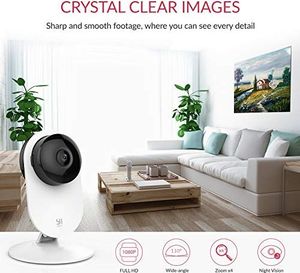 Kamera IP Yi Kamera monitorująca YI Domowa kamera IP 3 1080P Full HD z monitorem zwierząt domowych ze sztuczną inteligencją, czujnikiem ruchu w nocy, wykrywaniem osoby, analizą dźwięku, aplikacją na smartfon / komputer 6