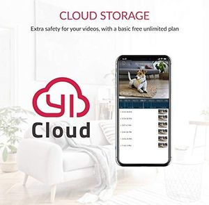 Kamera IP Yi Kamera monitorująca YI Domowa kamera IP 3 1080P Full HD z monitorem zwierząt domowych ze sztuczną inteligencją, czujnikiem ruchu w nocy, wykrywaniem osoby, analizą dźwięku, aplikacją na smartfon / komputer 7