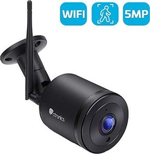 Kamera IP Ctronics Ctronics WLAN Kamera 5MP Super HD IP Kamera zewnętrzna WiFi 110 Szerokokątny dwukierunkowy dźwięk 30m IR Night Vision, detekcja ruchu IP65 Wodoodporna 1
