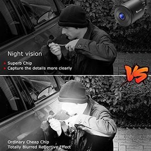 Kamera IP Ctronics Ctronics WLAN Kamera 5MP Super HD IP Kamera zewnętrzna WiFi 110 Szerokokątny dwukierunkowy dźwięk 30m IR Night Vision, detekcja ruchu IP65 Wodoodporna 3