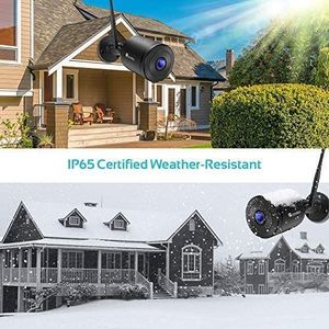 Kamera IP Ctronics Ctronics WLAN Kamera 5MP Super HD IP Kamera zewnętrzna WiFi 110 Szerokokątny dwukierunkowy dźwięk 30m IR Night Vision, detekcja ruchu IP65 Wodoodporna 6