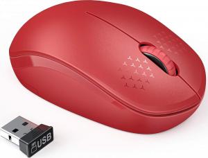 Mysz Seenda Quiet Czerwona (WGSB-012-R) 1