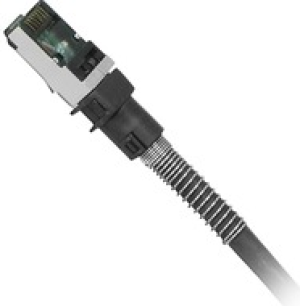 Patchsee CAT 6a Patchcord FTP Czarny 0.6M (PCI6-F/2) 2