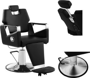 Physa Profesjonalny fotel fryzjerski barberski z podnóżkiem obrotowy TURIN P 1
