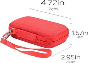 co2CREA co2CREA Twardy futerał na przenośny dysk SSD Samsung T5 / T3 250 GB 500 GB 1 TB 2 TB Zewnętrzny futerał na dysk SSD Futerał ochronny (tylko torba) 6