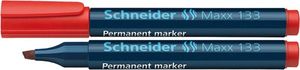 Schneider Marker permanentny SCHNEIDER Maxx 133, ścięty, 1-4mm, czerwony 1
