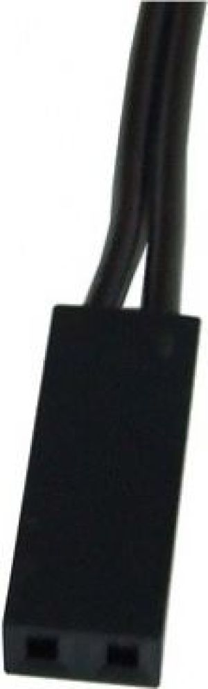 Phobya 2 pin - 2 pin, 0.6m, Czarny (82053) 2