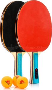 Meteor Zestaw do tenisa stołowego 2 rakietki Zephyr*+3 piłeczki 2