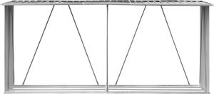 Drewutnia vidaXL 47085 metalowa 330 cm 3