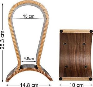 ONEGenug ONEenung uchwyt na zestaw słuchawkowy drewniany stojak na słuchawki do gier do słuchawek Sennheiser / Audio-Technica / AKG / Beyerdynamic / Logitech / HyperX / Sony PS4 itp. 6