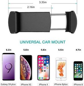 Mpow Uchwyt samochodowy na telefon Mpow do gniazda CD, uchwyt samochodowy do smartfona o 360 , uchwyt samochodowy do gniazda CD, uchwyt na telefon do samochodu na iPhone11 Pro / XS, Galaxy, LG, GPS 6