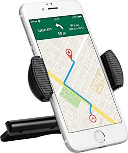 Mpow Uchwyt samochodowy na telefon Mpow do gniazda CD, uchwyt samochodowy do smartfona o 360 , uchwyt samochodowy do gniazda CD, uchwyt na telefon do samochodu na iPhone11 Pro / XS, Galaxy, LG, GPS 7