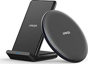 Ładowarka Anker Anker Wireless Charger z podkładką ładującą PowerWave i podstawką ładującą, z certyfikatem Qi, kompatybilny z iPhone 11 / XR / XS / X, 10W do Samsung Galaxy S20 / S10 / S9 / S8 (Brak zasilacza w zestawie) 1