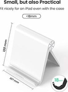 Stojak Ugreen UGREEN Uchwyt na tablet do domowego stojaka na tablet Uchwyt na telefon kompatybilny z iPadem Air 3, iPadem Pro, iPadem Mini, MediaPadem, Surface Pro 7, Galaxy Tab, iPhone 11 itd. Do 10,5 cala (biały) 3