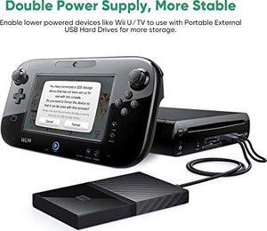 Kabel USB Ugreen Kabel UGREEN 3.0 Kabel Micro USB Y Kabel typu A męski na Micro B Kabel do transmisji danych do 5 Gbit / s z zasilaczem USB A obsługiwany dla Samsung Galaxy S5, Galaxy Note 3, Galaxy Note Pro 12.2 itd. 1 m 6