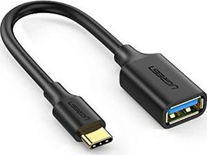Kabel USB Ugreen Kabel UGREEN USB C OTG Przejściówka USB C na USB 3.1 Przejściówka OTGdo iPad Pro 2020, MacBook Pro, Samsung Galaxy S10, S9, S8, Note 8, A50, Huawei P20 pro, Sony Xperia XZ, LG G6 Czarny 1