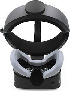 Gogle VR AMVR AMVR VR Silikonowa podkładka ochronna i osłona obiektywu VR do zestawu słuchawkowego Oculus Rift S Odporna na pot, wodoodporna, odporna na zabrudzenia Wymienne nakładki na twarz Akcesoria (szare) 4