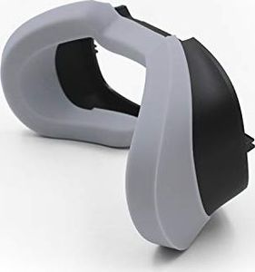 Gogle VR AMVR AMVR VR Silikonowa podkładka ochronna i osłona obiektywu VR do zestawu słuchawkowego Oculus Rift S Odporna na pot, wodoodporna, odporna na zabrudzenia Wymienne nakładki na twarz Akcesoria (szare) 5
