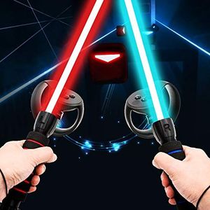 Gogle VR AMVR Gamepad AMVR z podwójnymi uchwytami dla kontrolerów Oculus Rift, które obsługują grę Beat Saber 7