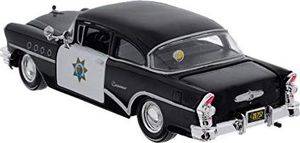 Bauer Maisto Buick Century '55 Police: wierny model samochodu 1:24, drzwi i maska ??do otwarcia, gotowy model, 20 cm, czarny (531295) (2049722) - 34439 4