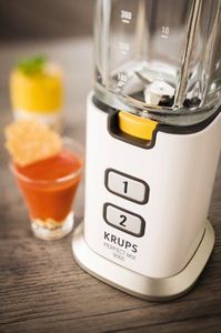Blender kielichowy Krups Blender Krups KB3031 Perfect Mix 9000, szkło, czarny, stal nierdzewna, przezroczysty, biały 2