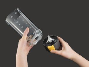 Blender kielichowy Krups Blender Krups KB3031 Perfect Mix 9000, szkło, czarny, stal nierdzewna, przezroczysty, biały 7