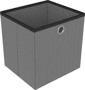 vidaXL Regał z 9 przegrodami, pudełka, czarny 103x30x175,5 cm, tkanina 7