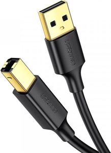 Ugreen Kabel USB 2.0 A-B UGREEN US135 do drukarki, pozłacany, 5m (czarny) (10352) - 023772 1