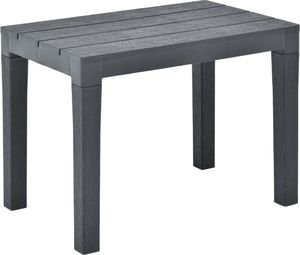 vidaXL Ławki ogrodowe, 2 szt., antracytowe, plastikowe 2